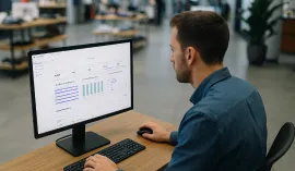 CieloVision Privacy & Compliance man working at computer