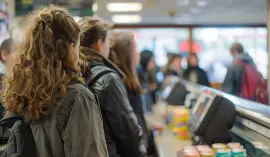 CieloVision Customer Experience & Loyalty People in line at a FastFood Joint